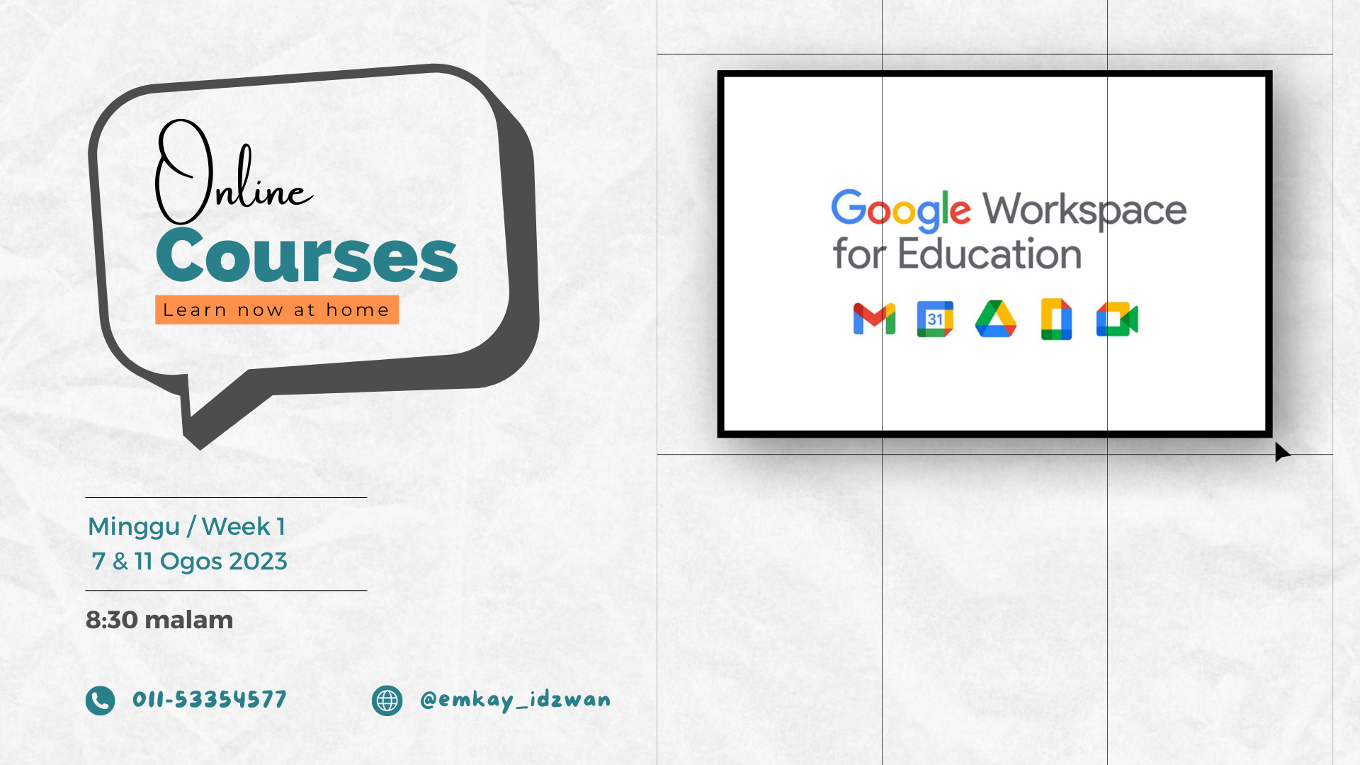 Online Course : Share & Teach Me With Cikgu Emkay